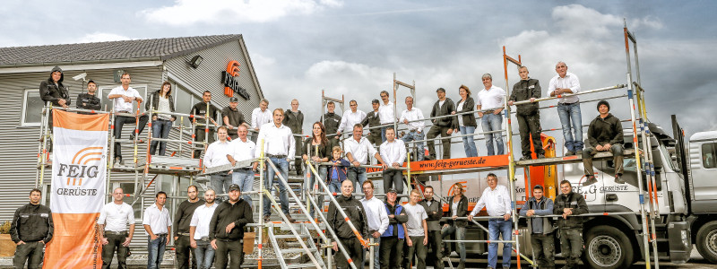 Das gesamte Team der Feig Gerüste